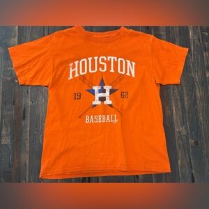 Houston Astros T-shirt Youth M/Adult XS/S Baseball Tee